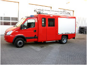 Emergency vehicle with KBT Door System