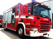 Fire Service Vehicle with KBT Door System